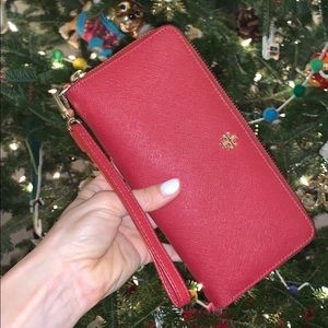 Red Tory Burch Wallet
